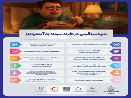 خودمراقبتی در افراد مبتلا به آنفلوآنزا