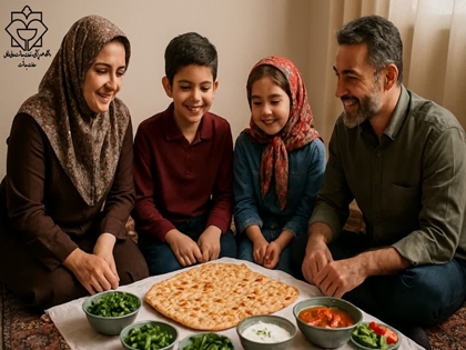 نان سالم و خانواده 